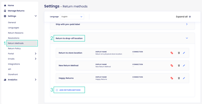 Adding the Integration Drop Off