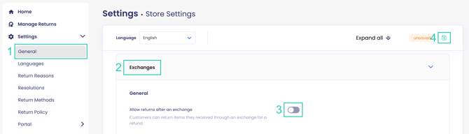 Allow Exchanged Items to be Returned-1