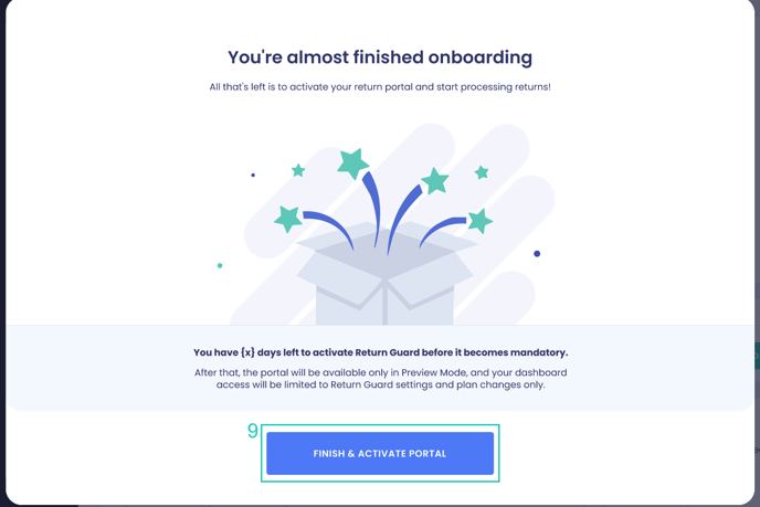 Almost finish onboarding return guard-2