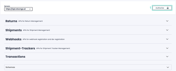 Authorize API