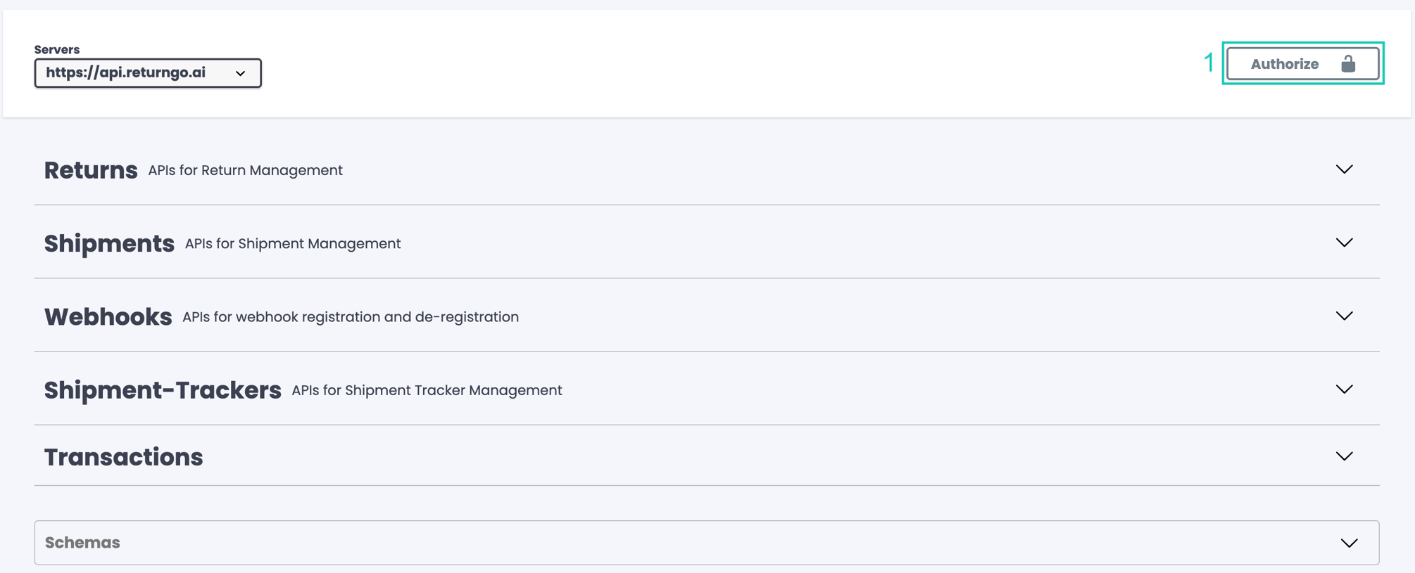 ReturnGO API Overview