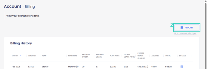 Billing Report
