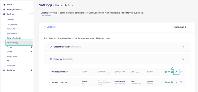 Configuring Policy Rule Visibility