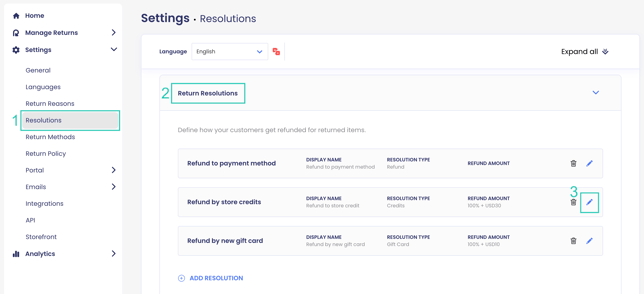 Configuring Refund to Store Credit