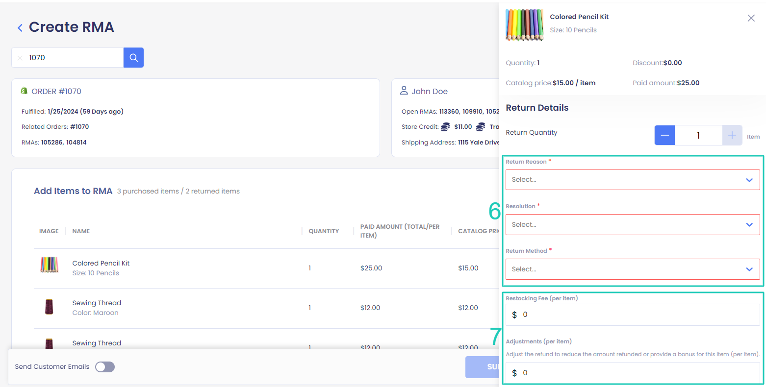 Create Rma Sap Internally Creating RMAs