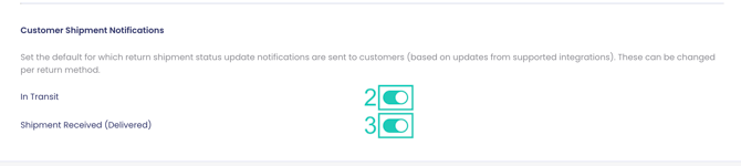 Customer Shipment Notifications