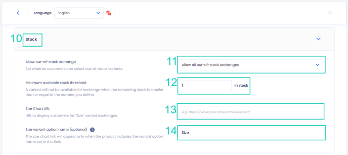 Enable product exchange 4