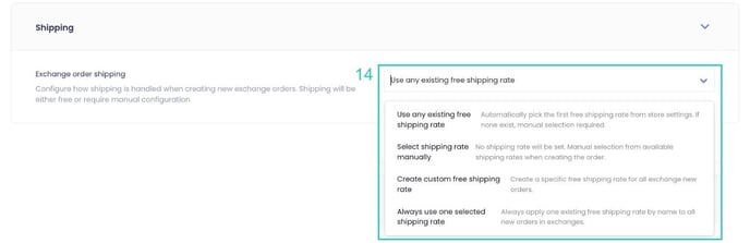 Exchange order shipping-1