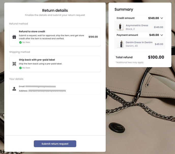 Final Summary product exchange