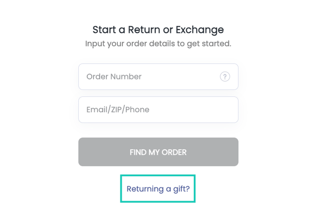 Gift Return