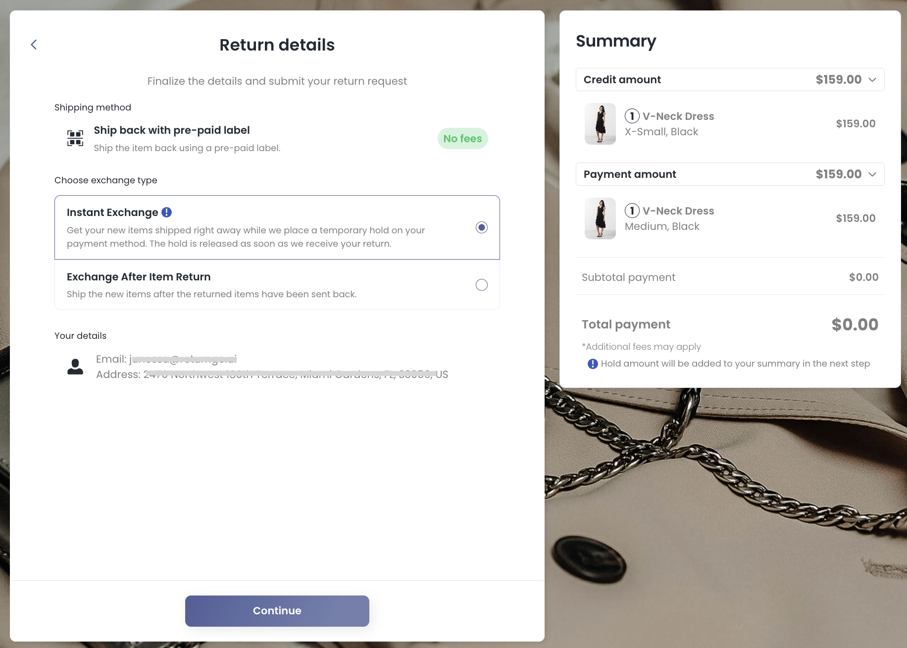 Instant Exchange