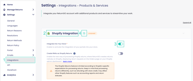 Integrate ReturnGO into Your Store