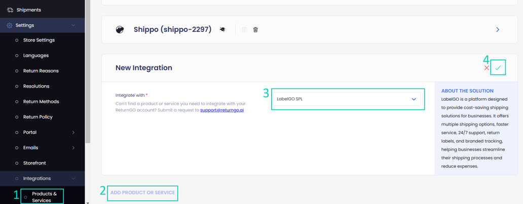 Integration with LabelGO SPL
