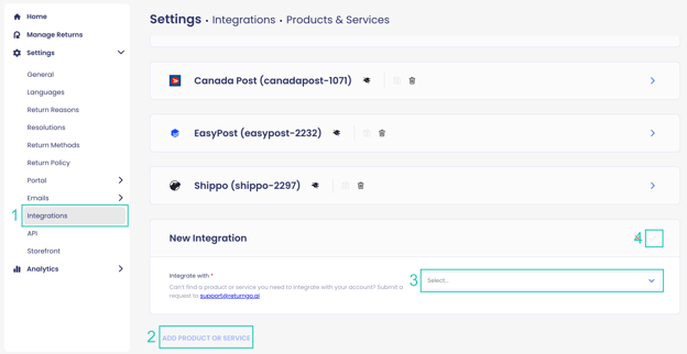 Linking Your Account to ReturnGO