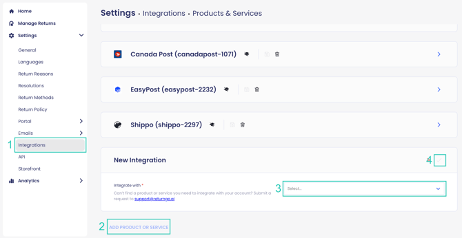 Linking Your Account to ReturnGO