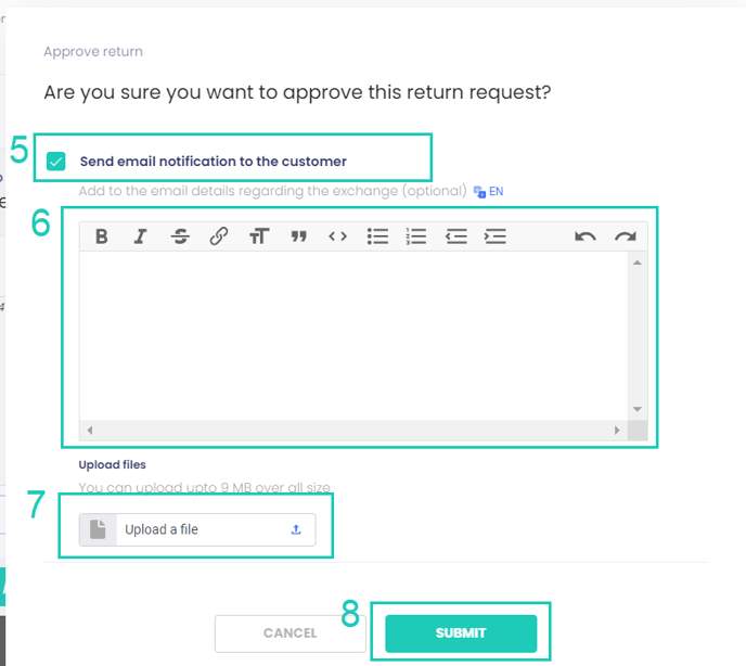 Managing Return Requests 3