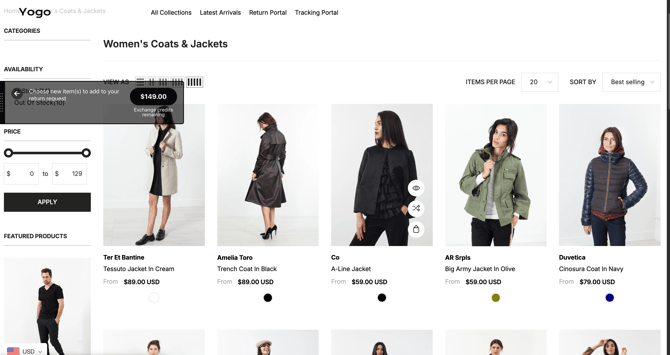 Product exchange edge