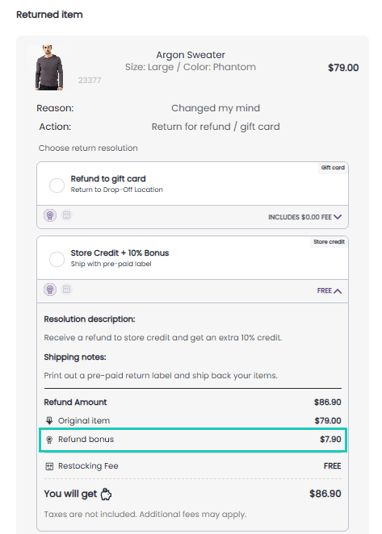 RMA-Level Refund Bonus Limits 1