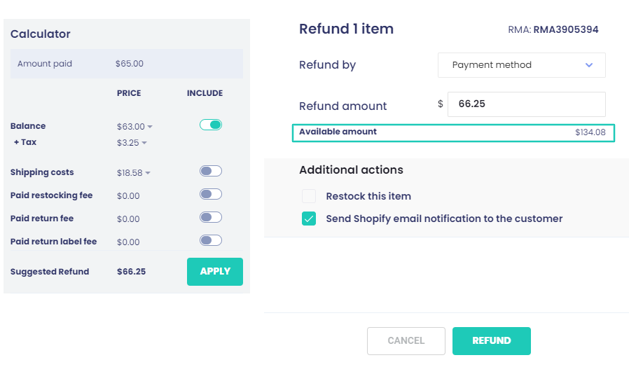 Refund Calculator
