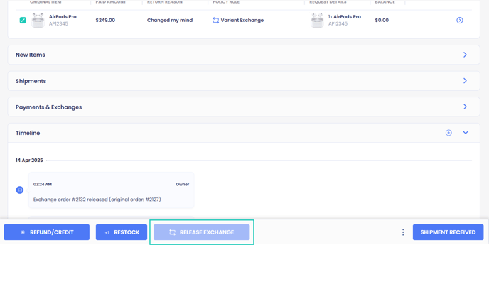 Release exchange-1