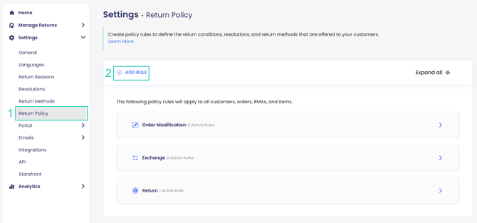 Return Policy HFD