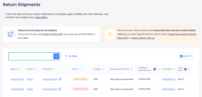 Search Options