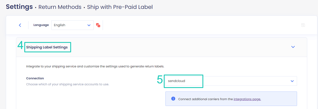 Integration With Sendcloud