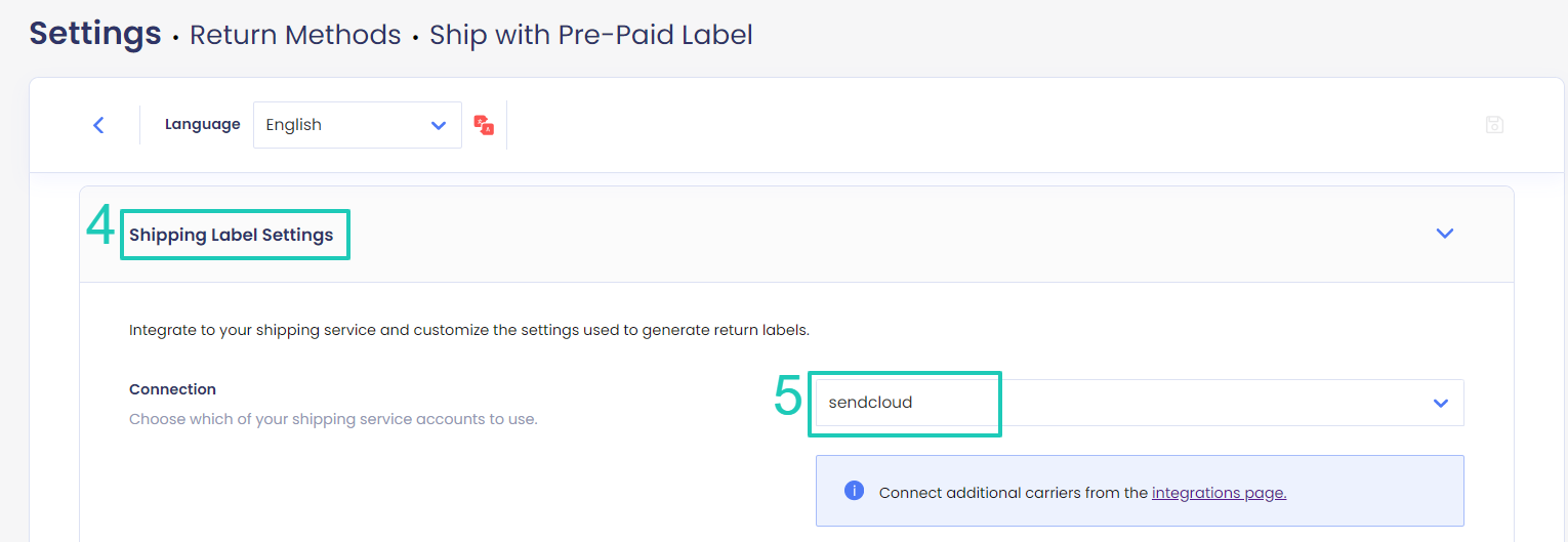 Integration With Sendcloud
