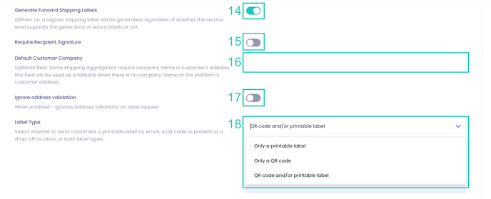 Ship with pre-paid label 