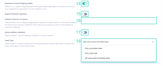 Ship with pre-paid label