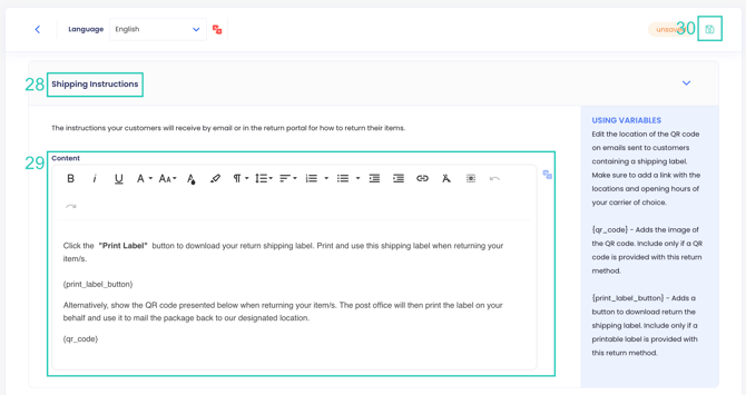 Ship with pre-paid label 4