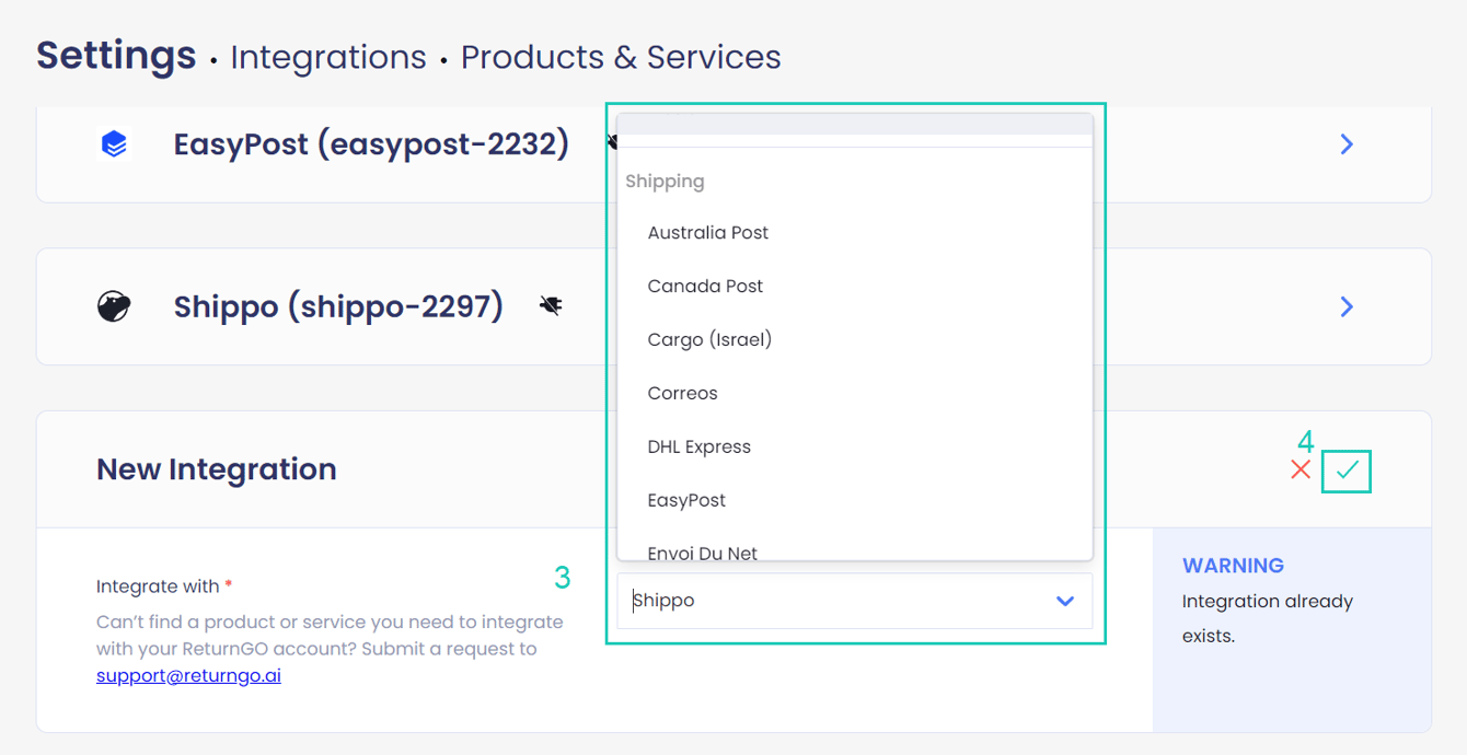 Shipping Integrations Overview