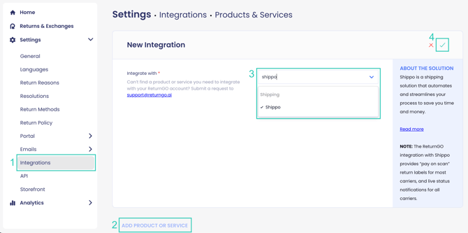 Shippo Integration 1
