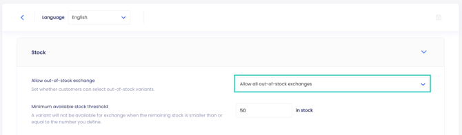 Supporting Out-of-Stock Exchanges