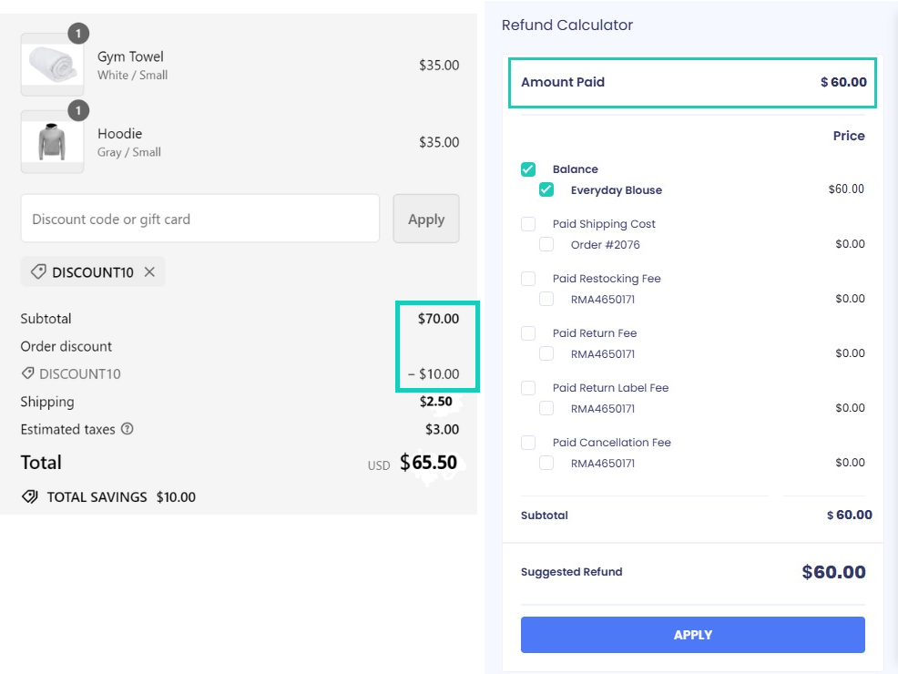 Refund Calculator