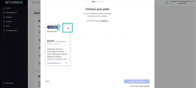 Wix onboarding 2