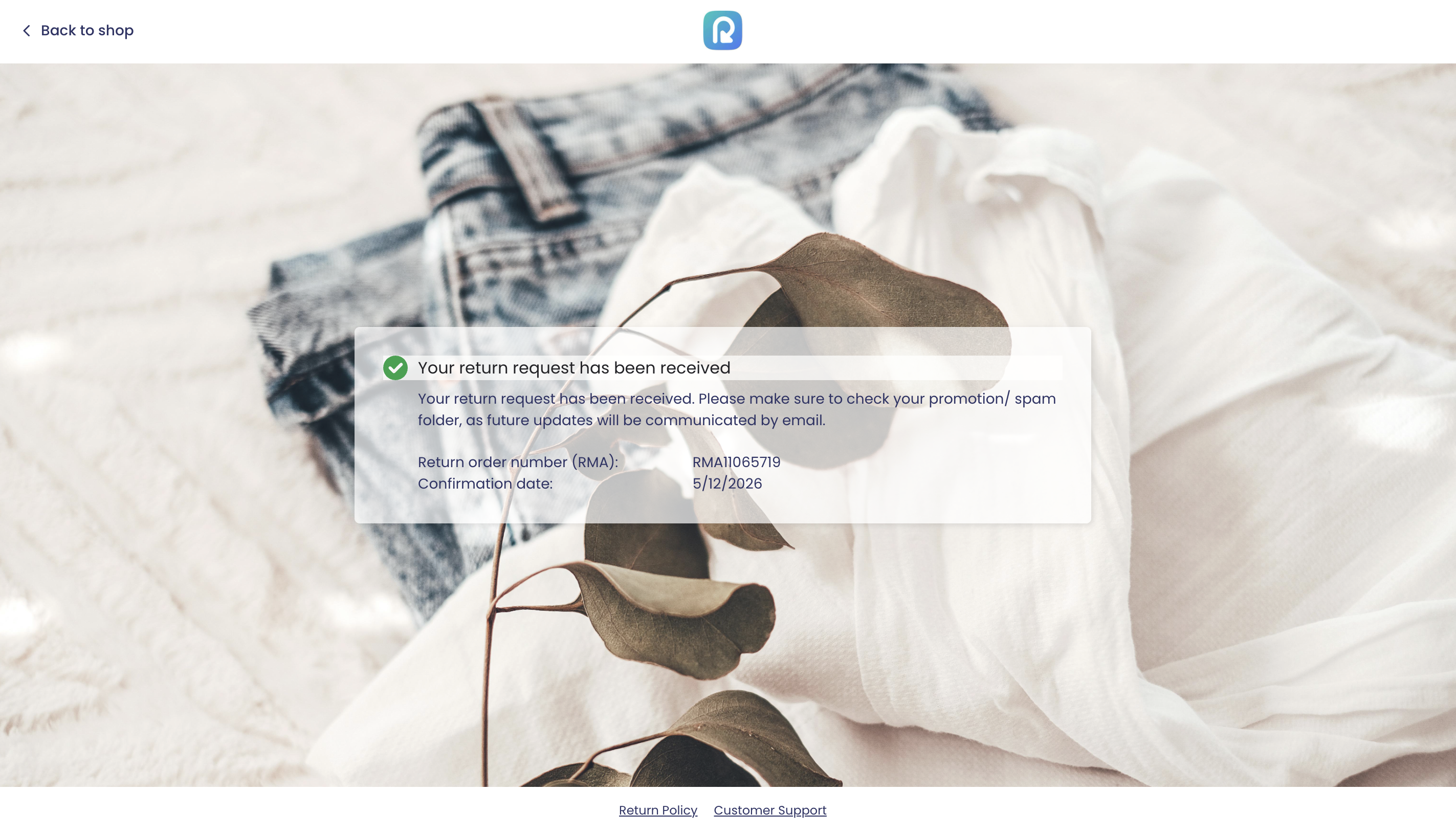 cancel order confirmation