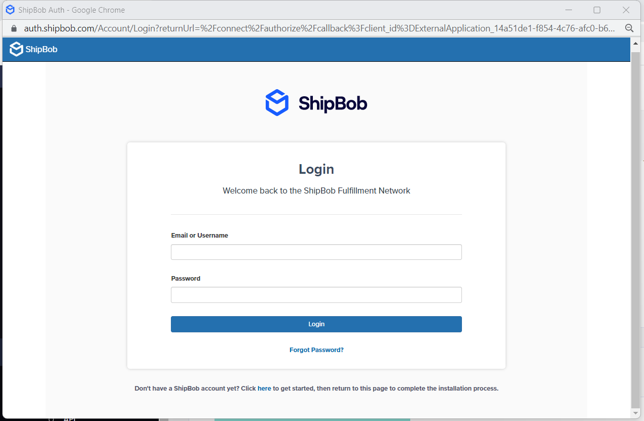 Integration With ShipBob